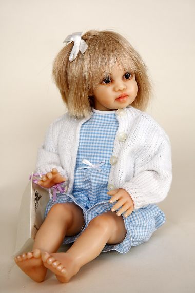 Anya - collectible limited edition resin art doll by doll artist Peggy Ann Ridley.