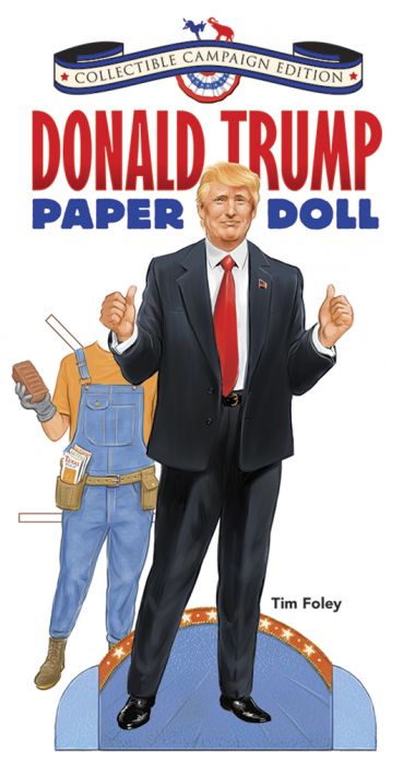 Photo of book cover Donald Trump Campaign edition Paper Doll.