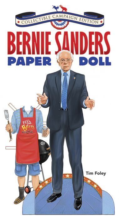 Photo of book cover Bernie Sanders Collectible Campaign Paper Doll.